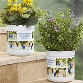 Personalized Outdoor Flower Pot - Picture Perfect - 17065