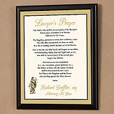 Lawyer's Prayer Personalized Wall Plaque - 1710