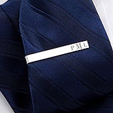 Personalized Tie Bar - Raised Monogram - 17212