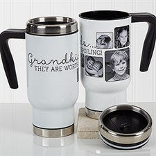 Personalized Photo Commuter Travel Mug - Theyre Worth Spoiling - 17282