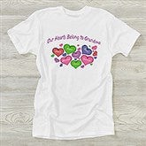 Personalized Grandparent Apparel - My Heart Belongs To - 17306