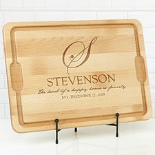 Personalized Maple Cutting Boards - Heart Of Our Home - 17595