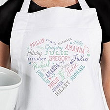 Personalized Apron  Potholder - Close To Her Heart - 17600