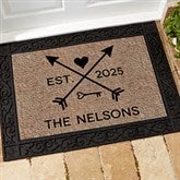 Personalized Doormats - Arrows of Love - 17793