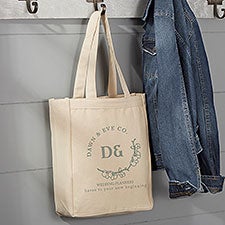 Personalized Logo Canvas Tote Bag-10x14 - 18174