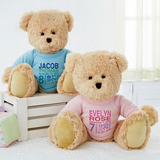 Personalized Teddy Bears For Babies - Baby Birth Info - 18307