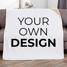 Design Your Own Sherpa Blanket 60x80 - 18455