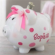 girly piggy bank