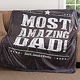 Personalized Blankets For Men - Add Any Text - 18628