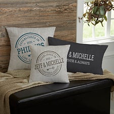 Personalized Farmhouse Style Throw Pillow Covers 18x18 (Farm House, – Too  Stinkin' Cute