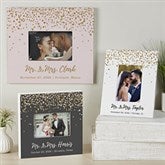 Personalized Wedding Picture Frame - Sparkling Love - 19096