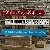 Custom Wood Signs - Add Any Text - 19115