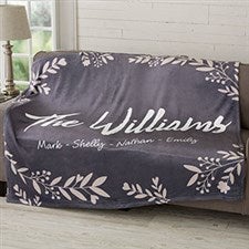 Personalized Rustic Blankets - Cozy Home - 19265