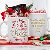 Christmas Cheer 30oz Personalized Christmas Mug - 19488