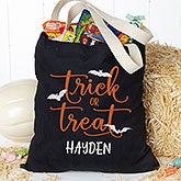 Personalized Halloween Treat Bags - Trick or Treat - 19675