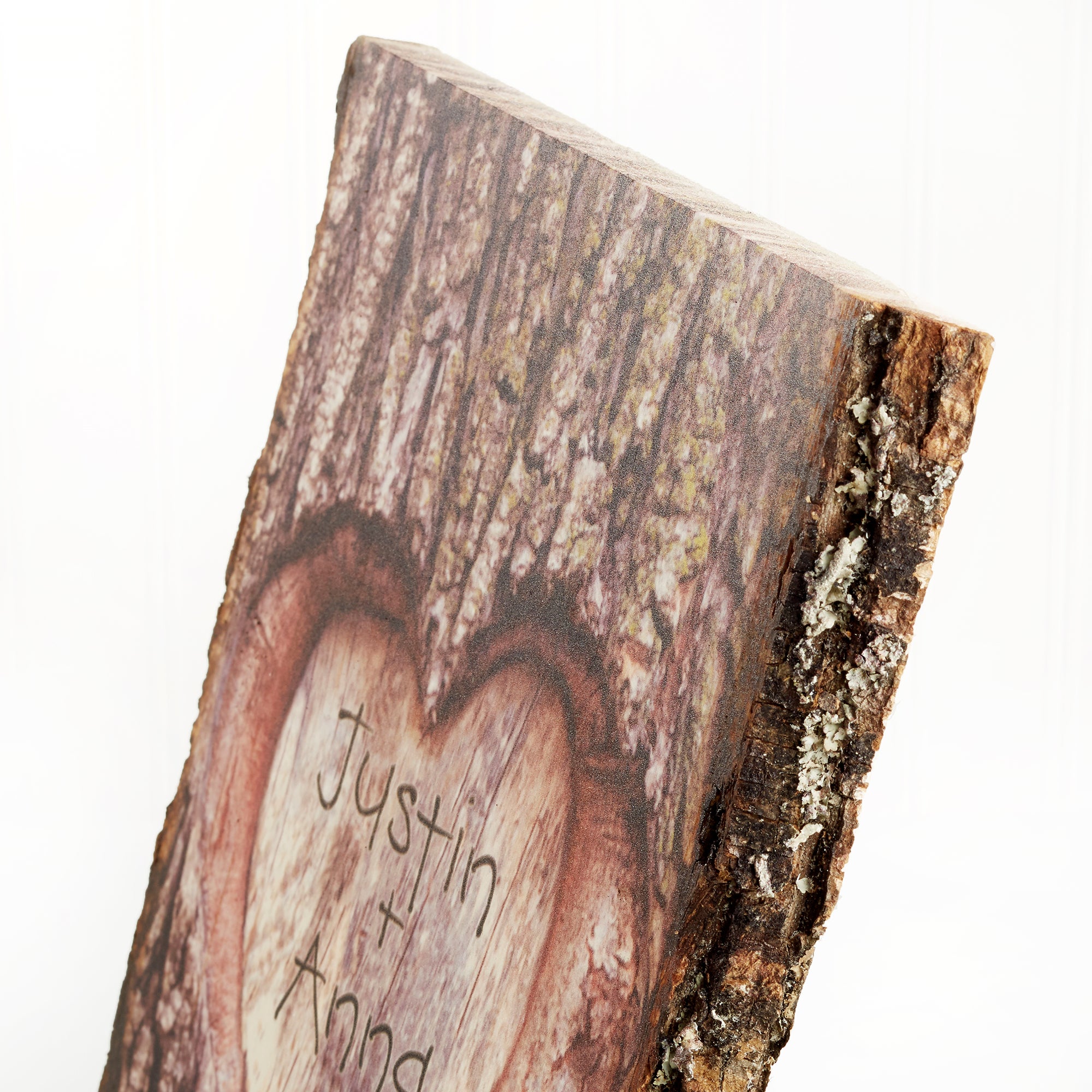 13760 - "So In Love" Personalized Basswood Plank