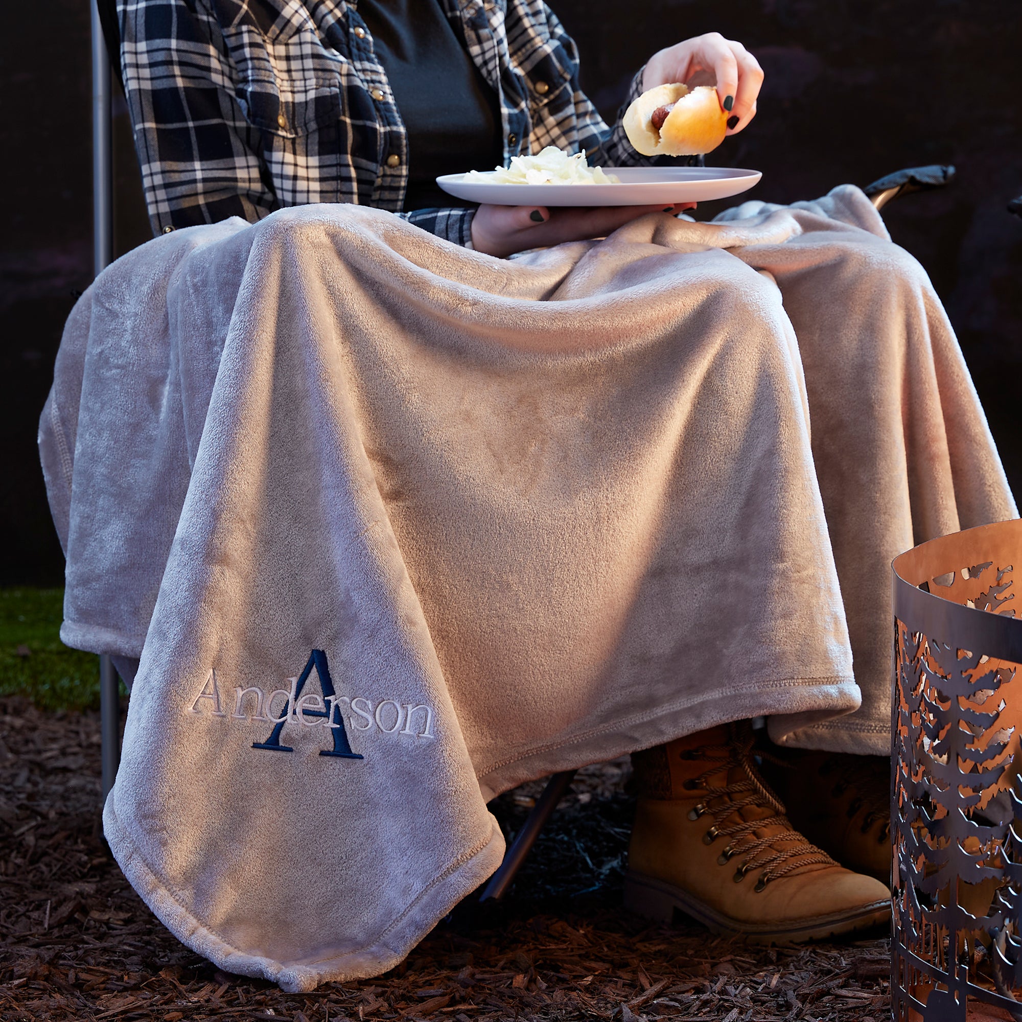 16461 - All About Me Personalized Fleece Blanket