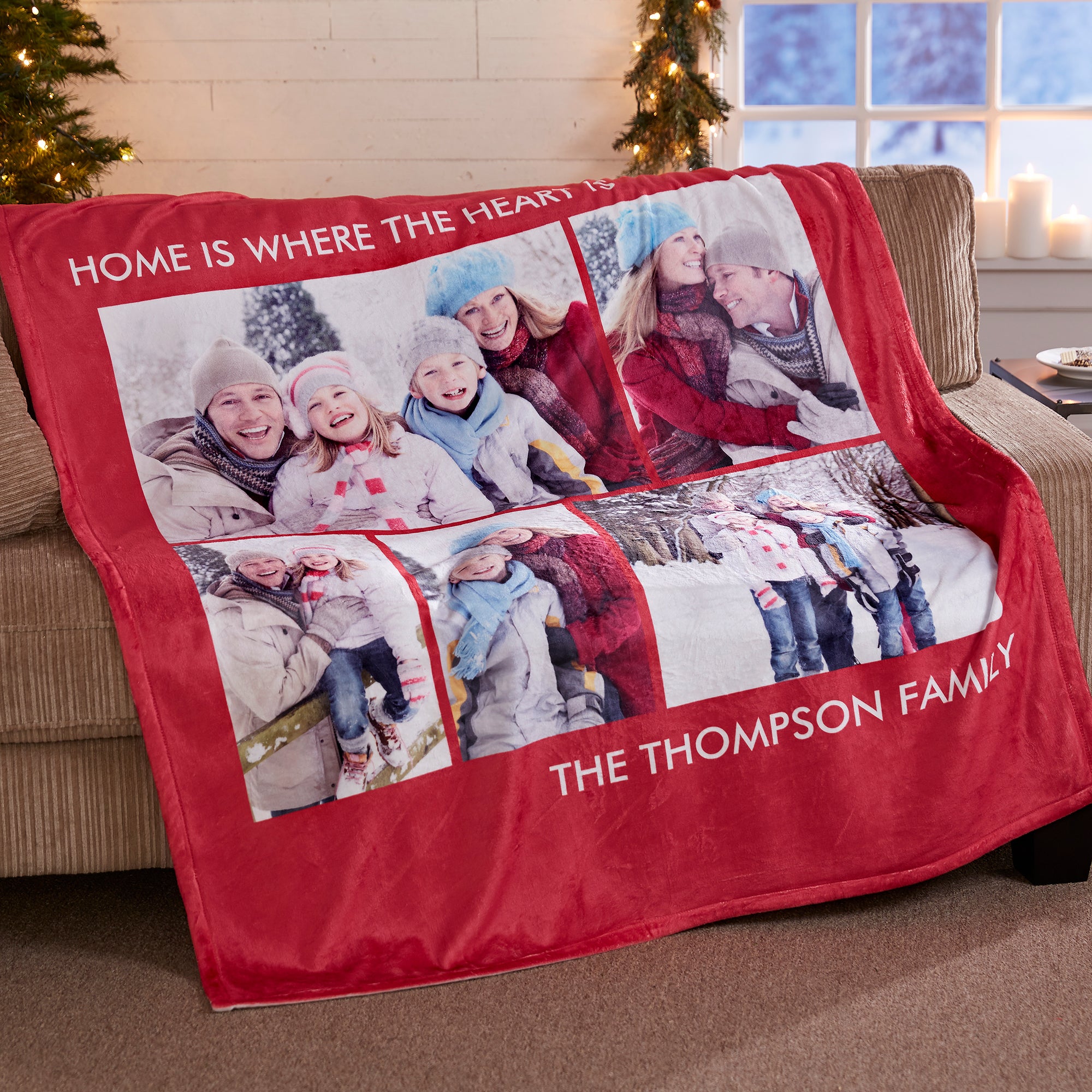 16486 - Picture Perfect Personalized Fleece Photo Blankets