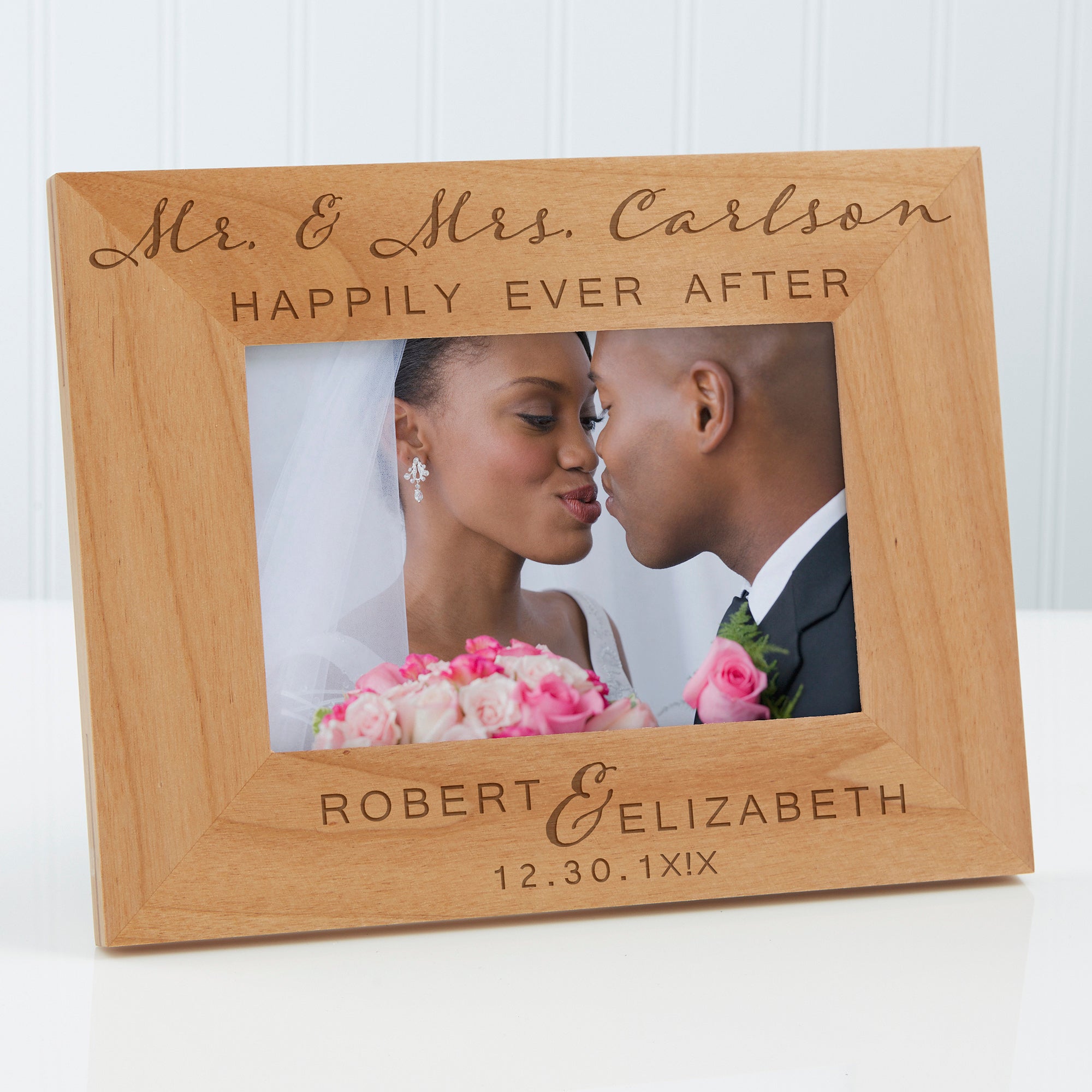 17115 - Wedding Elegance Personalized Picture Frame