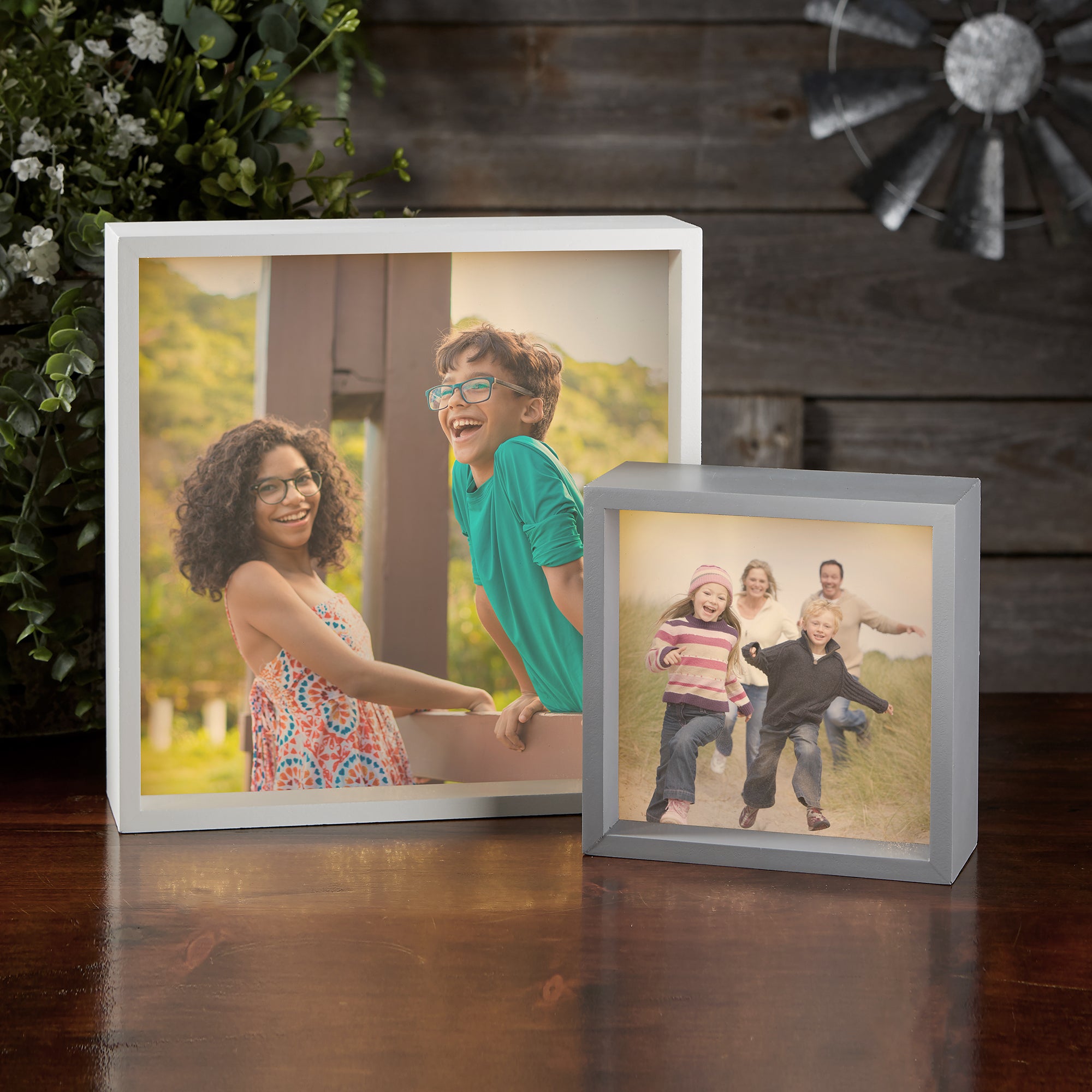 18241 - Personalized Photo LED Light Shadow Box