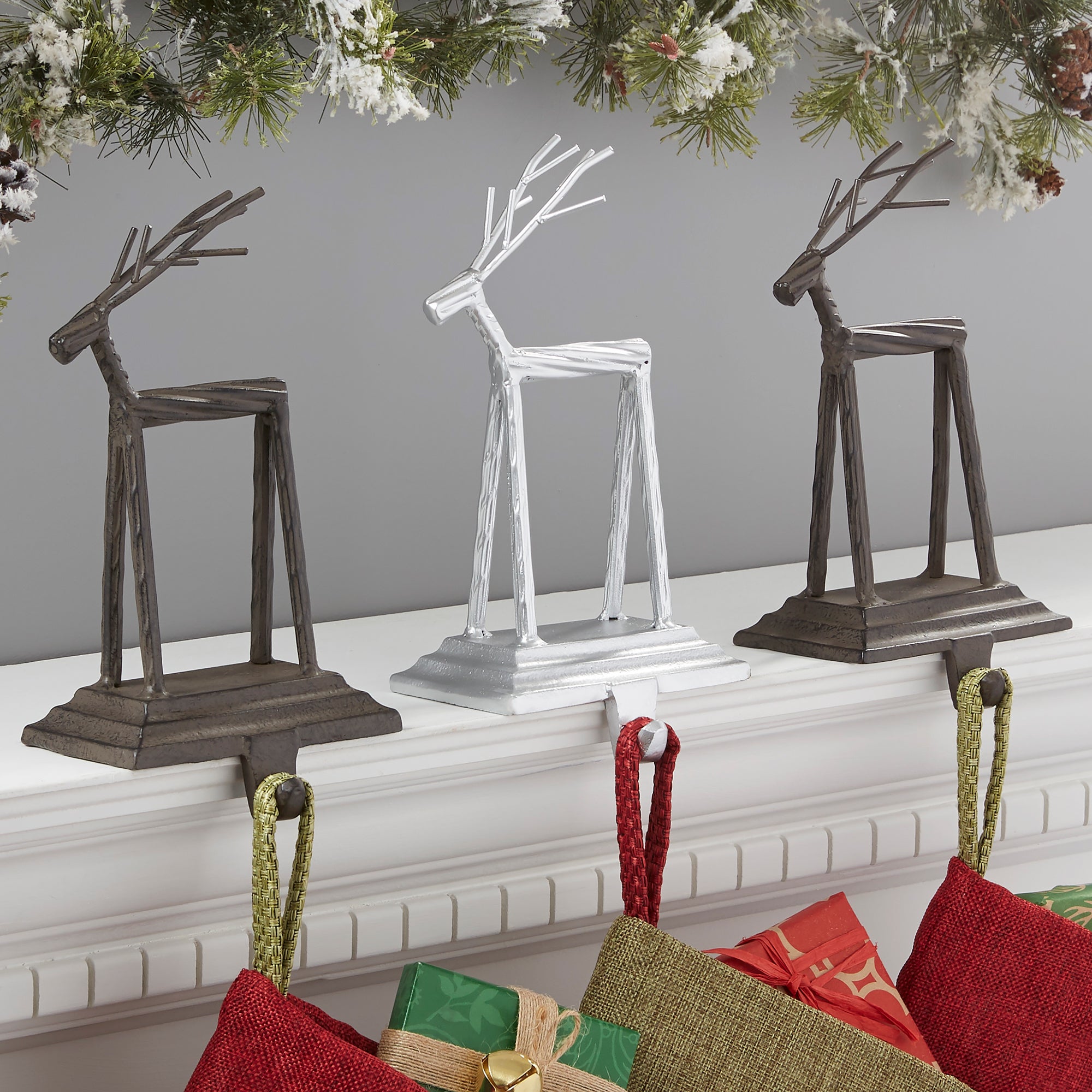 19540 - Reindeer Stocking Holder 