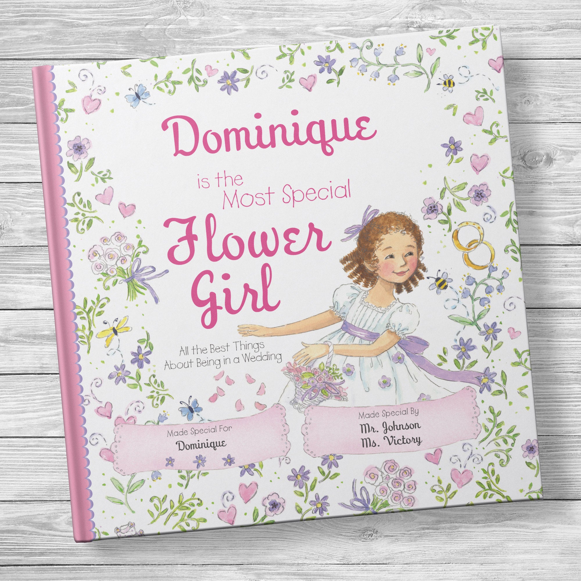 20743D - The Most Special Flower Girl Personalized Storybook