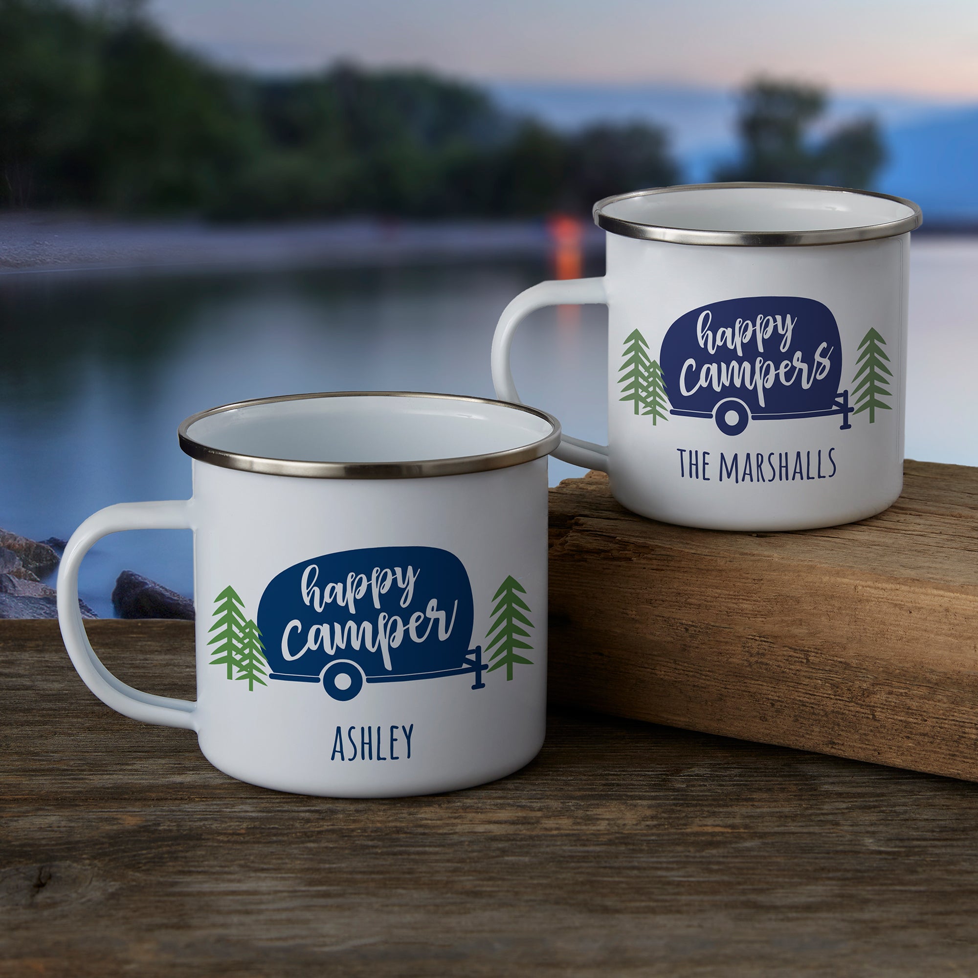 21040 - Happy Camper Personalized Camping Mug