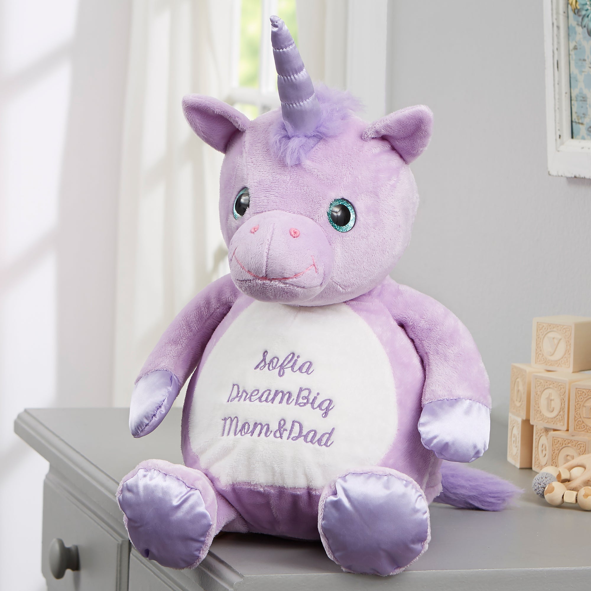 21796 - Personalized 16" Plush Unicorn