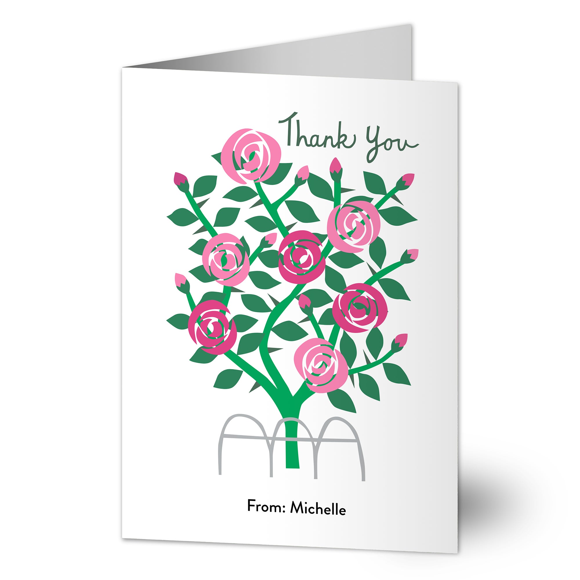 23372 - Thank You Roses Greeting Card