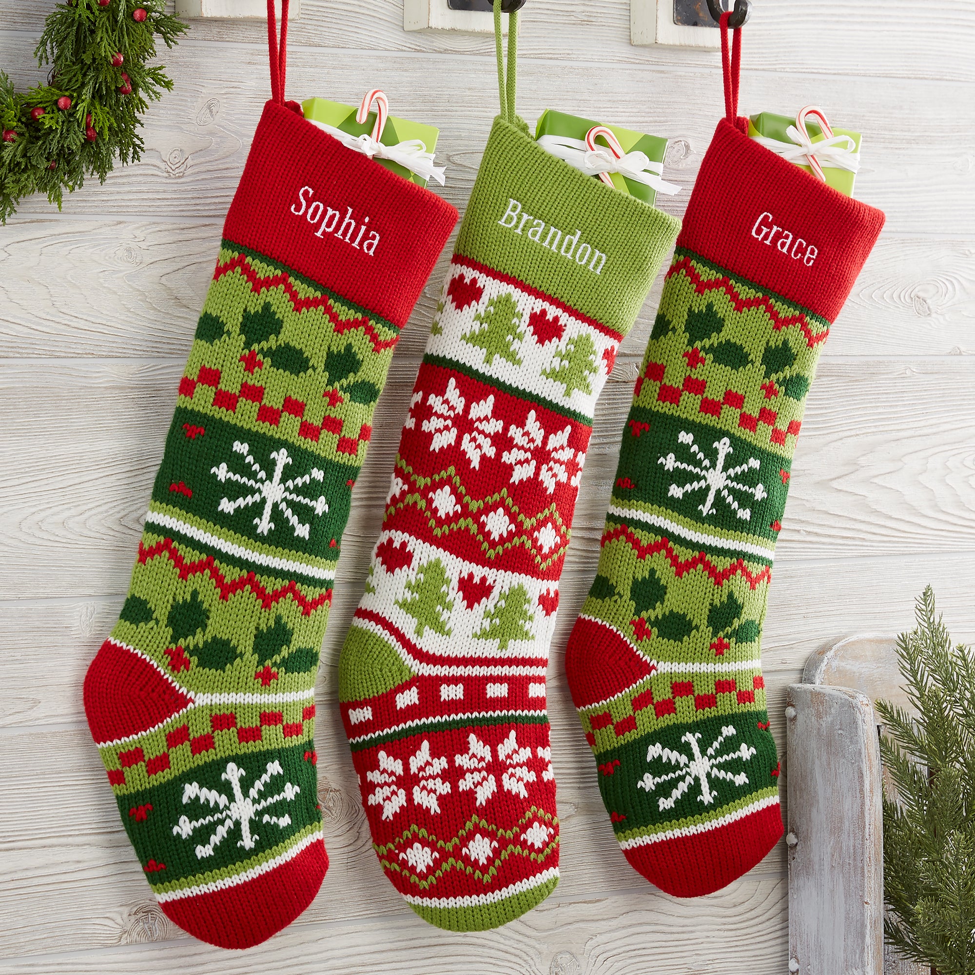 24258 Holiday Icon Personalized Knit Christmas Stocking   24258 64045 190821152913 