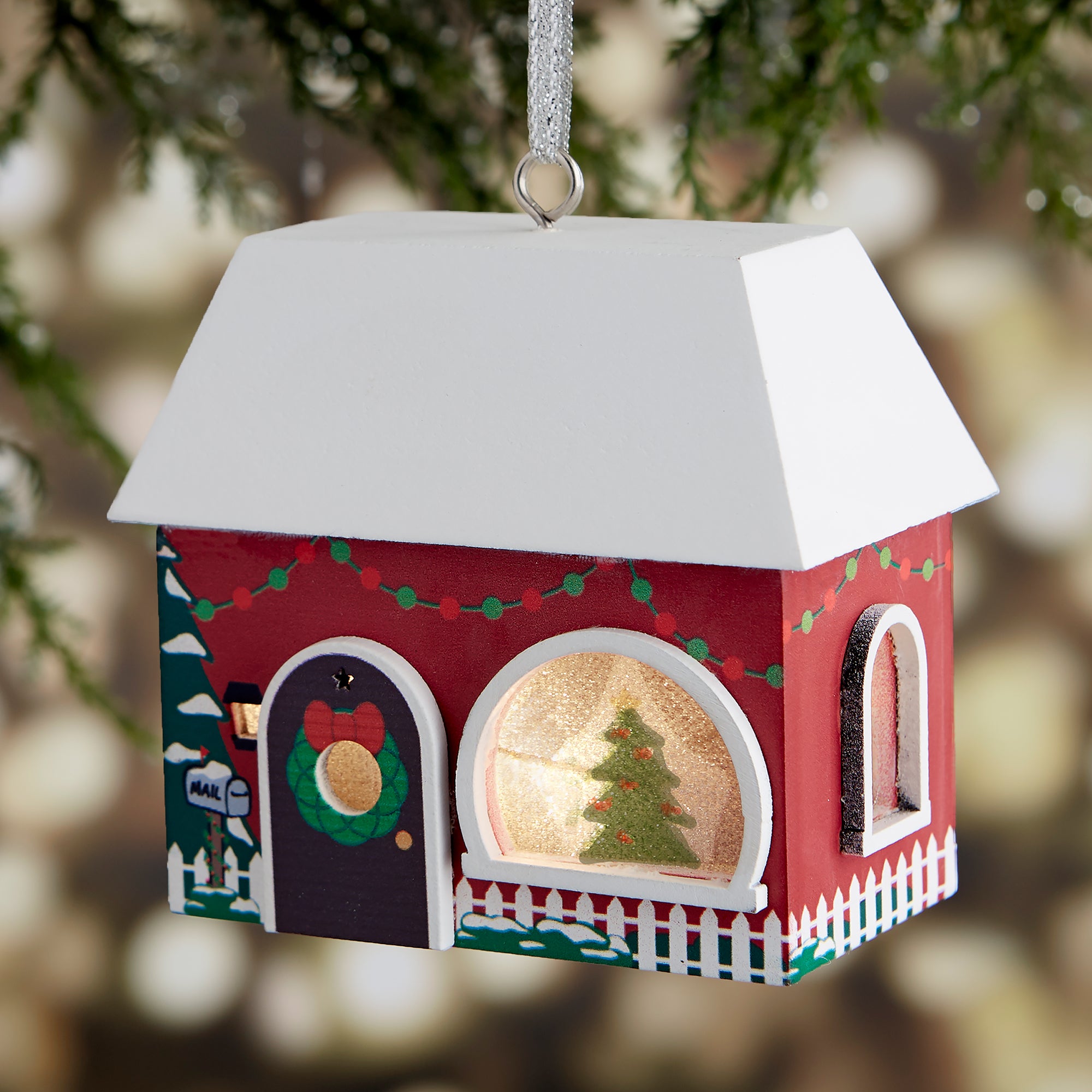 25121 - Christmas House Light Up Ornament