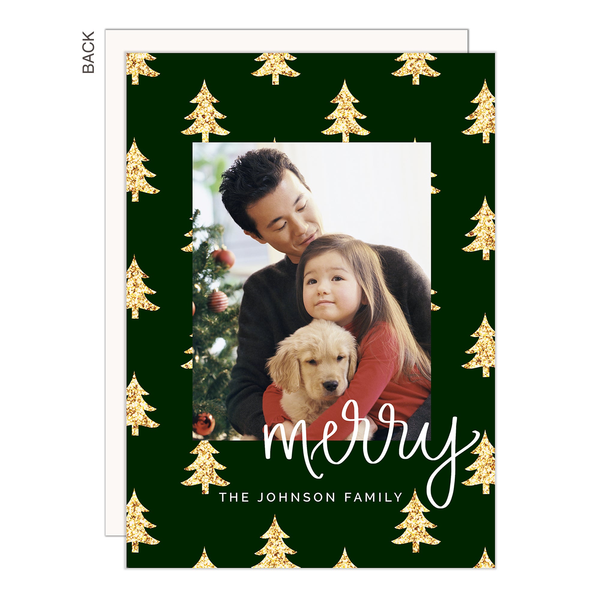 25207 - Merry Christmas Trees Photo Card 