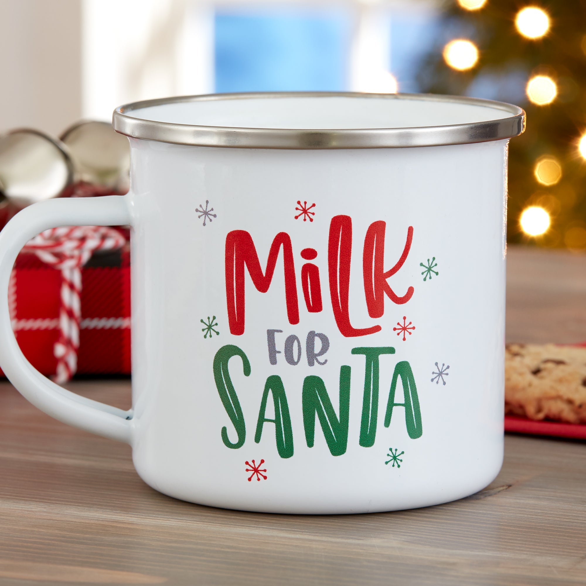 25845 - Milk for Santa Personalized Christmas Camping Mug