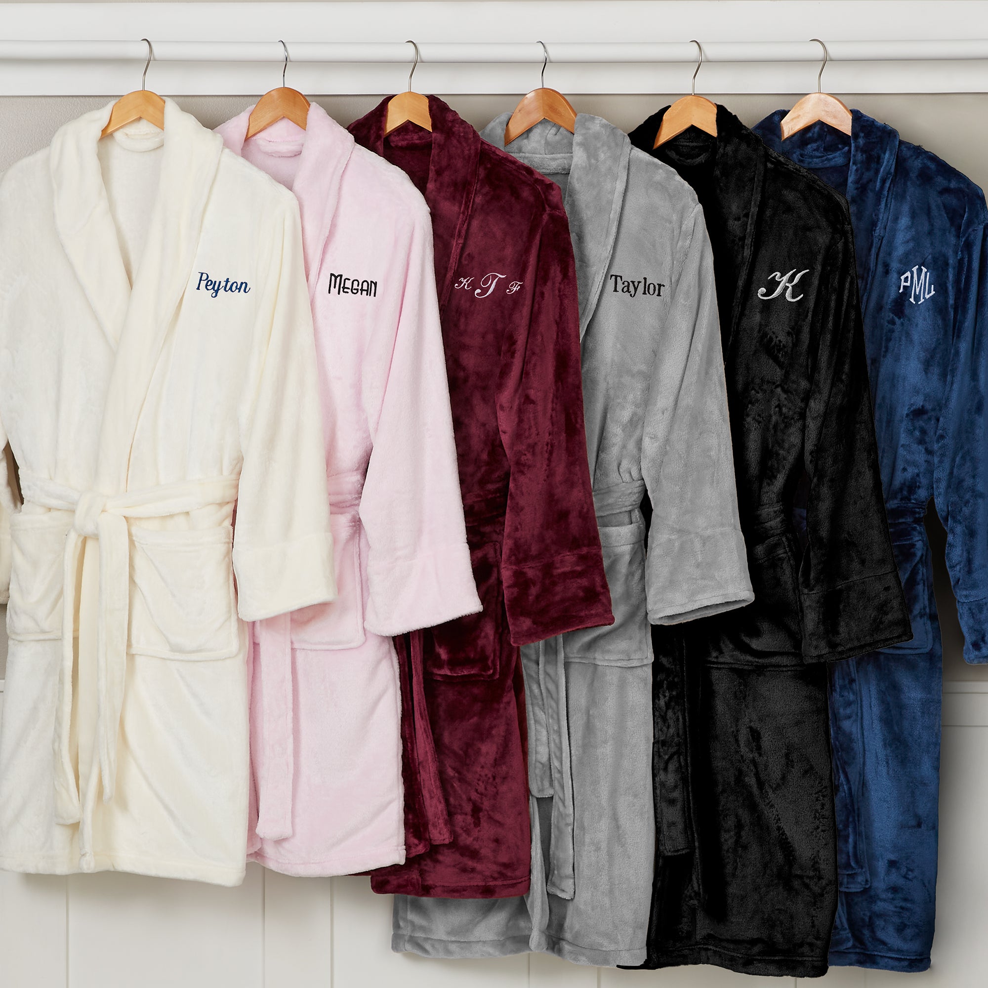 25874 - Classic Comfort Personalized Luxury Fleece Robes