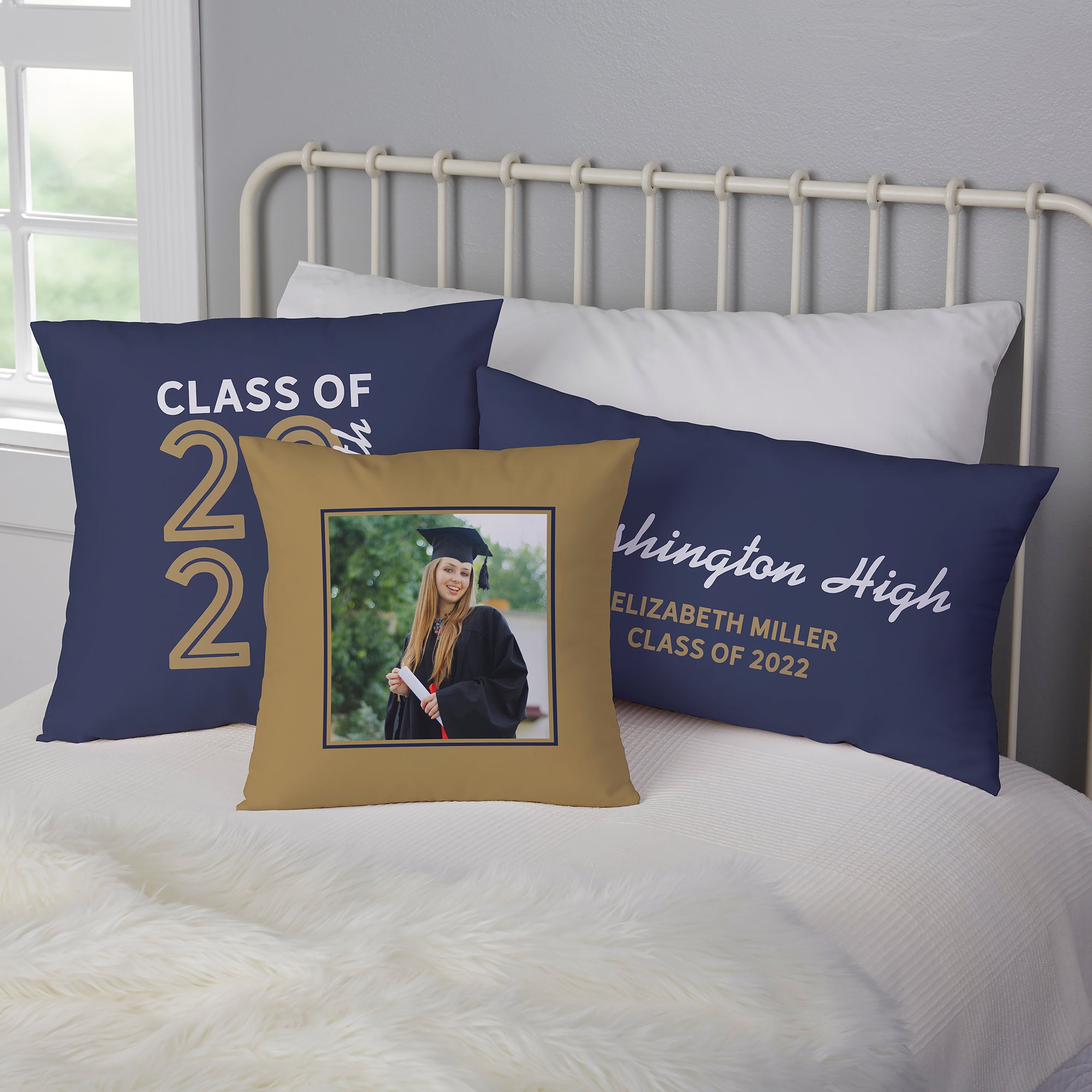 26418 - Graduating Class Of Personalized Throw Pillow