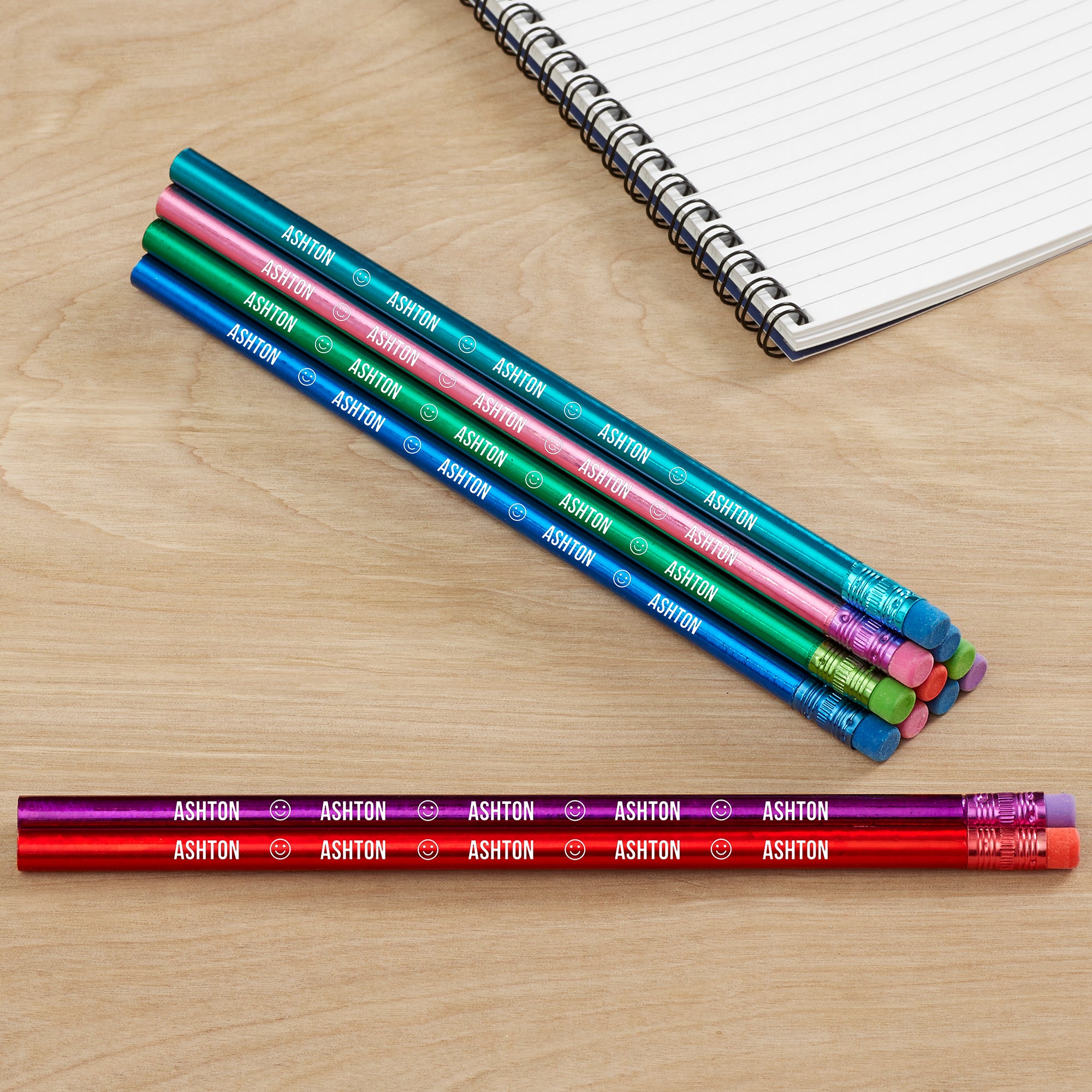 26969 - Icons Metallic Personalized Pencil Sets