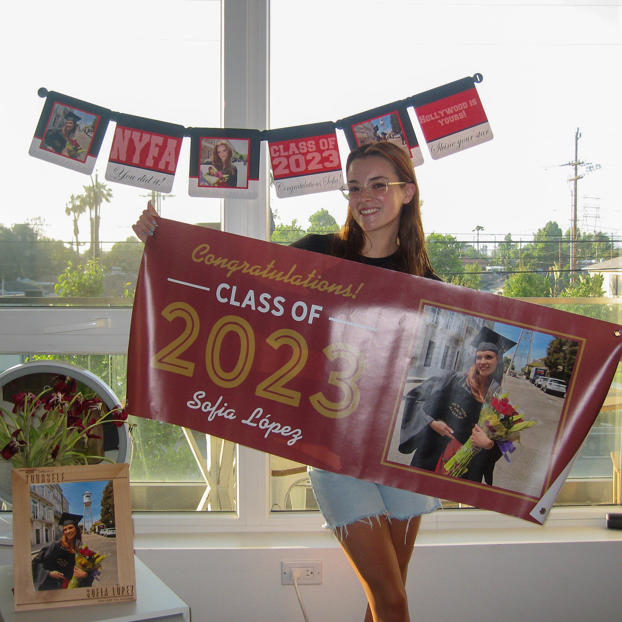 28261 - Graduating Class Of Personalized Photo Banner