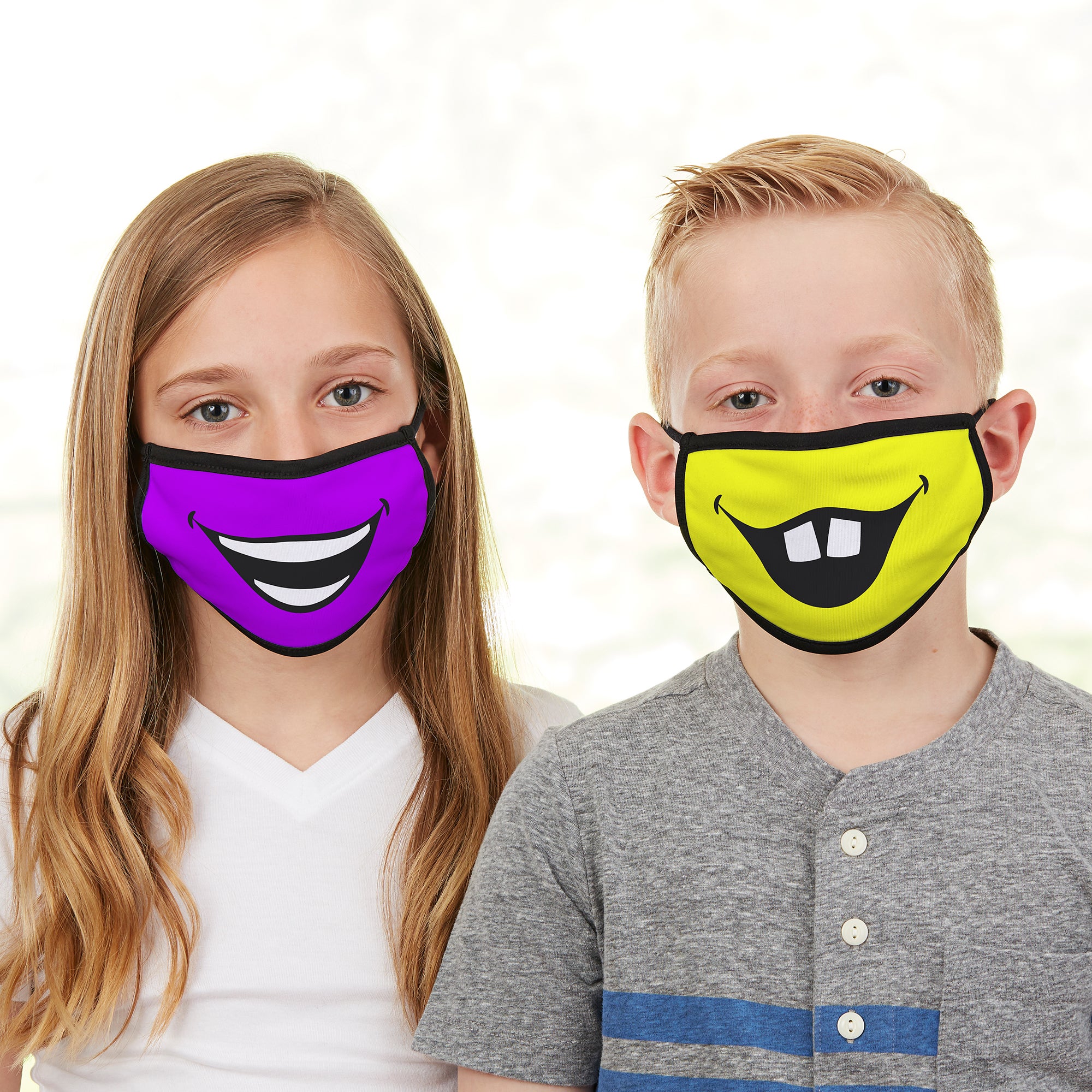 28613 - Fun Faces Personalized Kids Face Mask