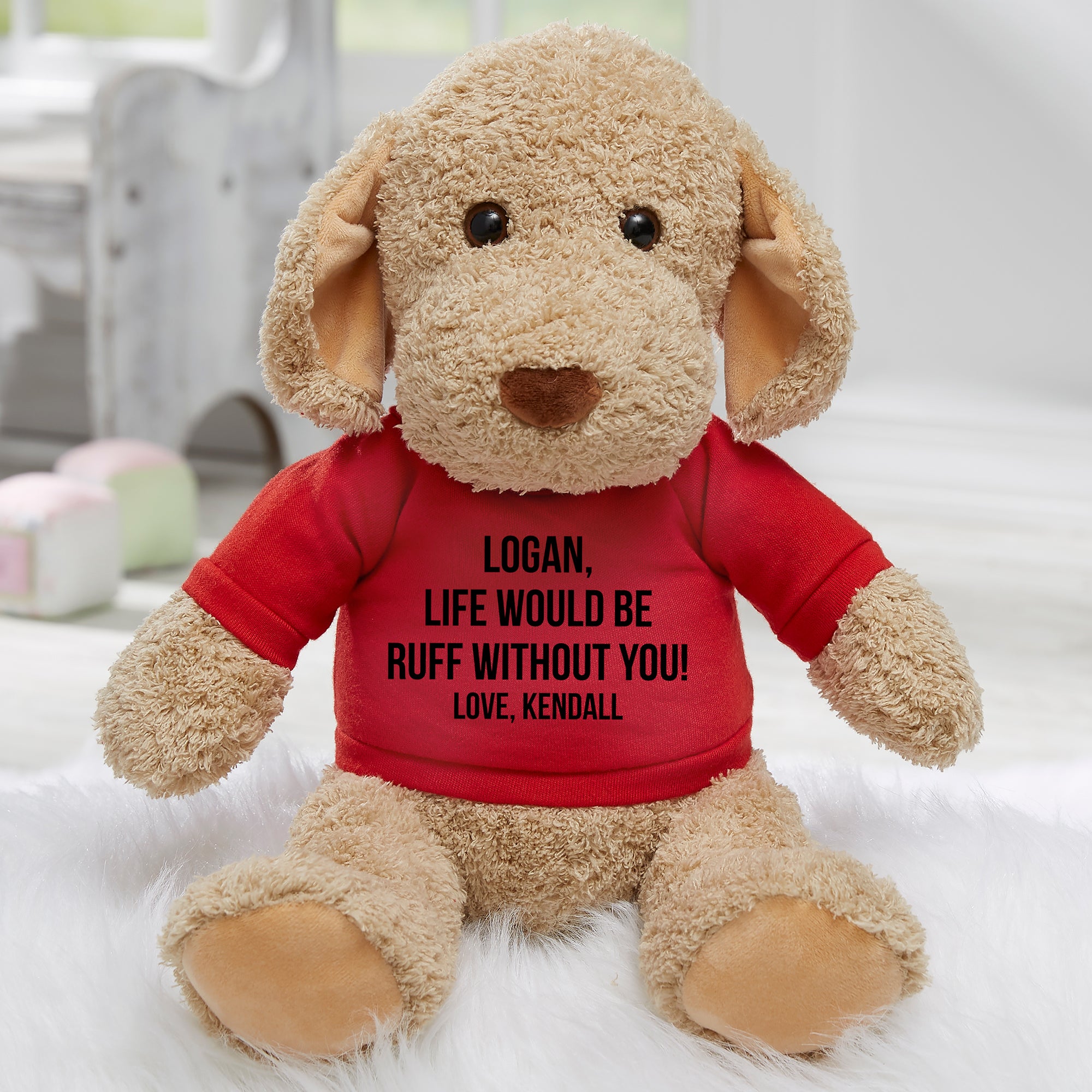 29379 - Write Your Own Personalized Plush Dog Stuffed Animal