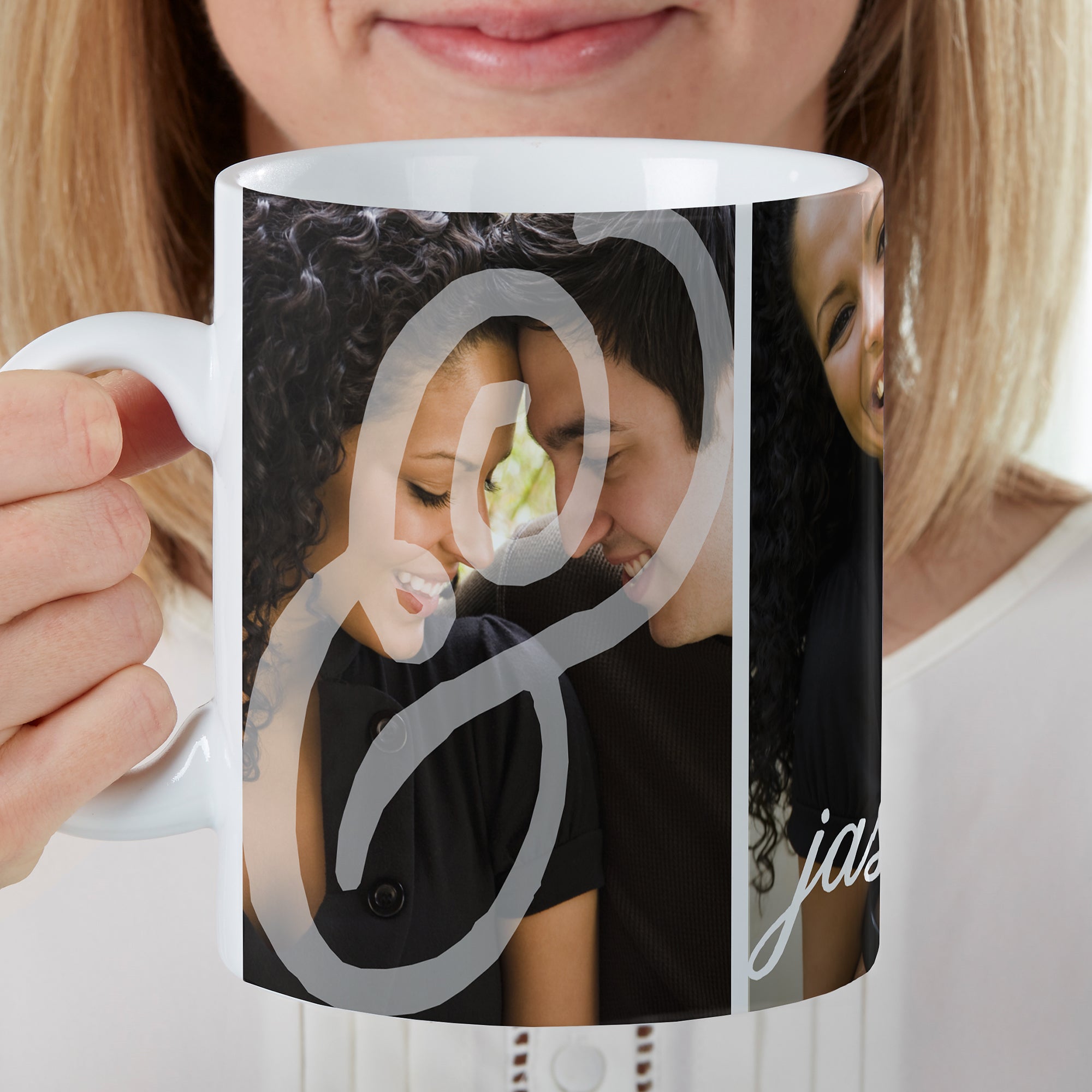 35223 - You & I Personalized Photo 30 oz. Oversized Coffee Mug