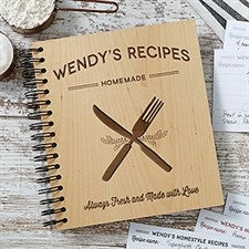 Farmhouse Kitchen Personalized Recipe Book  Cards - 20150