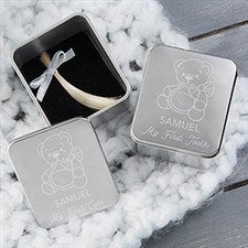 My First Tooth  Curl Personalized Keepsake Boxes - 20582