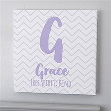 Personalized Name Canvas Prints For Girls - 20588