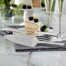 Custom Engraved Lenox Devotion Cake Knife  Server Set - 21112