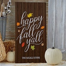 Happy Fall YAll Personalized Wood Pallet Signs - 21200