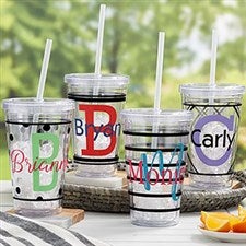 Name  Initial Personalized Insulated Tumblers - 21212