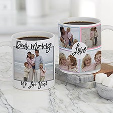 Personalized Mom Coffee Mugs - Love Photo Collage - 21278