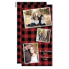 Buffalo Check Christmas Photo Postcards - 22103