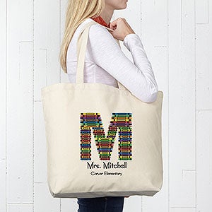 Teacher's Class Personalized Canvas Tote Bag