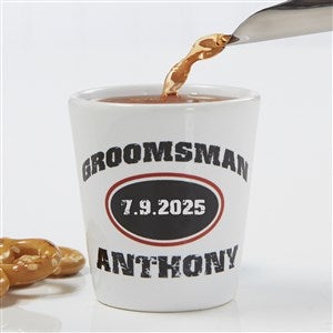 Groomsmen Personalized Shot Glass - 10307